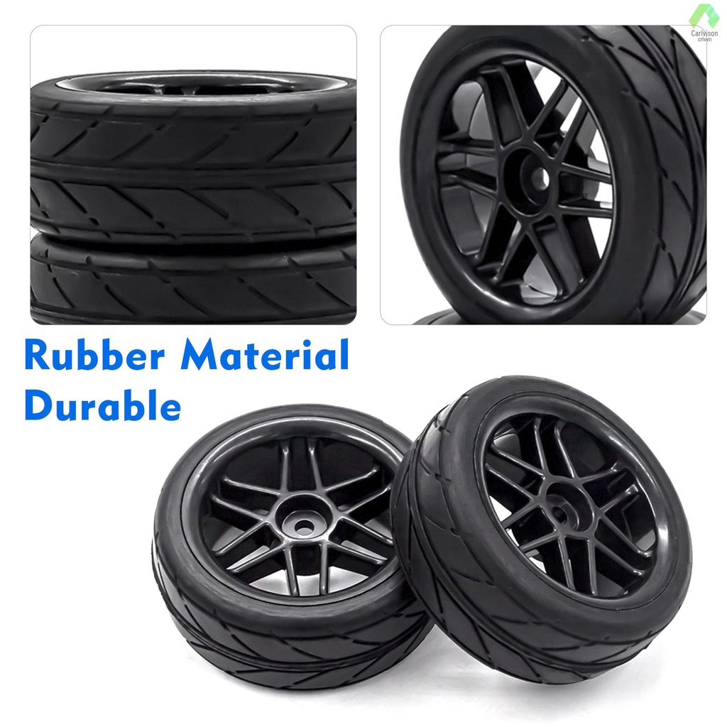 Set 4 Bánh Xe Thay Thế Chuyên Dụng Cho Xe Điều Khiển HSP94123 94122 D5 yokomo RC 1 / 10