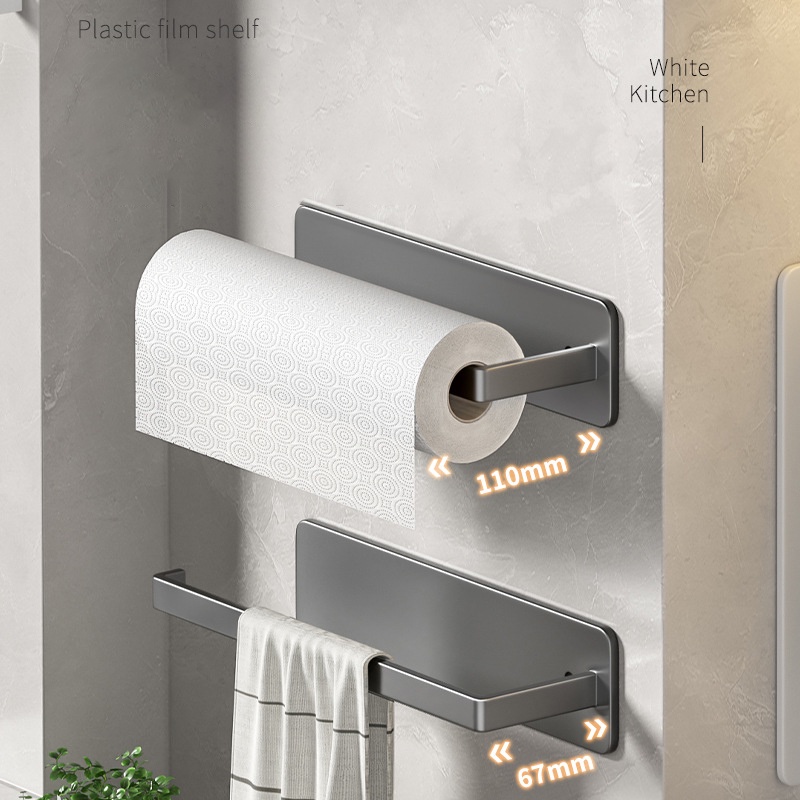 Giá Treo Cuộn Khăn Giấy Bằng Nhựa Gắn Tường Tiện Dụng Giá Đỡ