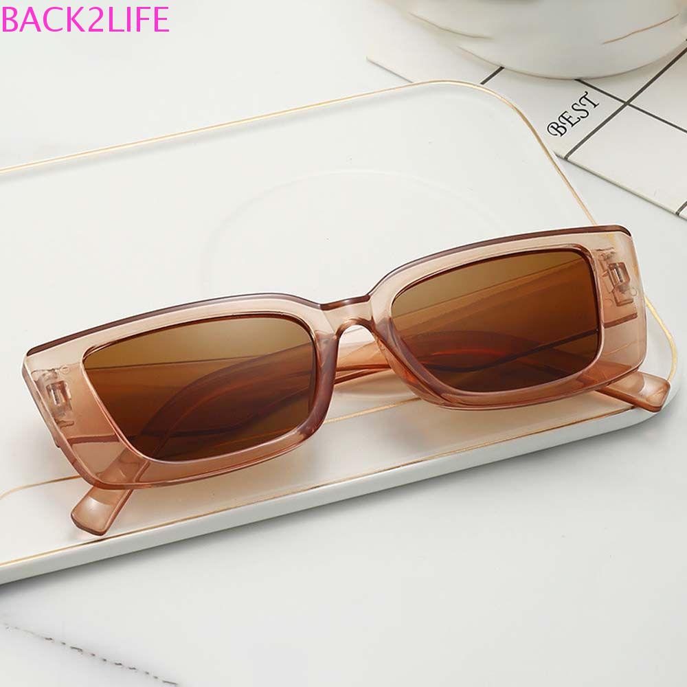 Kính Mát Gọng Chữ Nhật Chống Tia UV In Họa Tiết Da Báo Màu Xanh Lá Phong Cách Cá Tính Back2Lilife