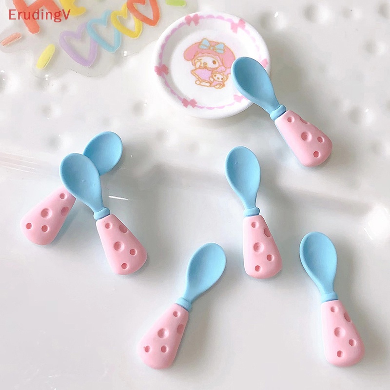 Set 10 Muỗng Mini Trang Trí Nhà Búp Bê