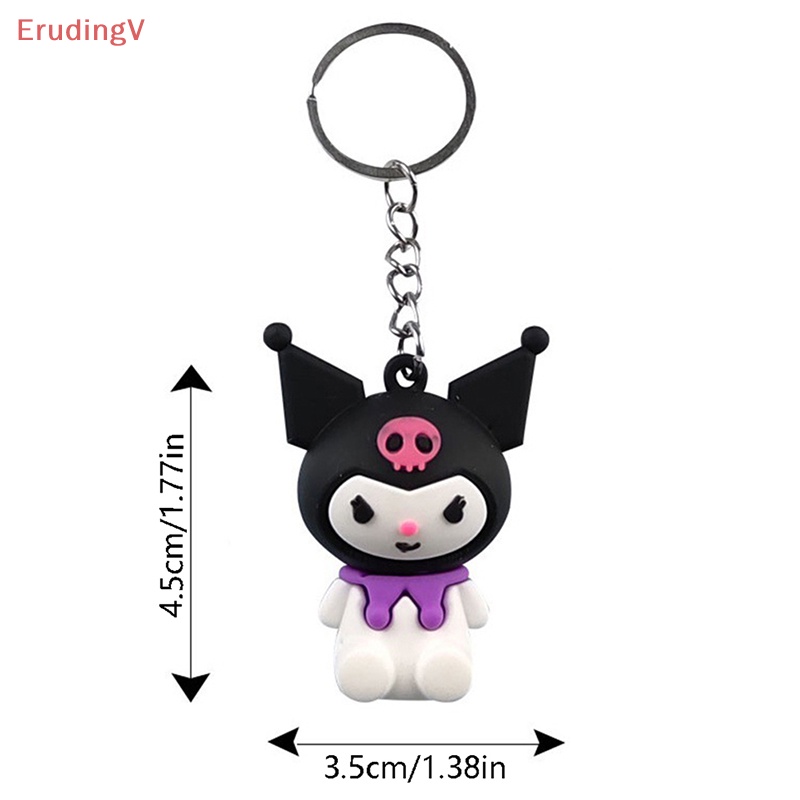 Móc Chìa Khóa [ErudingV] Kuromi Hello Kitty My Melody Girl Dễ Thương Bằng Nhựa Resin Nhỏ Gọn Dành Cho Cặp Đôi [Mới]
