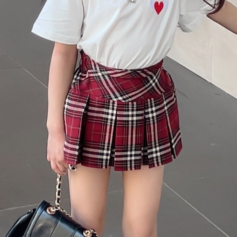 Chân Váy Xếp Ly Lưng Thun Thêu Họa Tiết Phong Cách Hàn Quốc Thời Trang Mùa Hè Xinh Xắn Cho Bé Gái