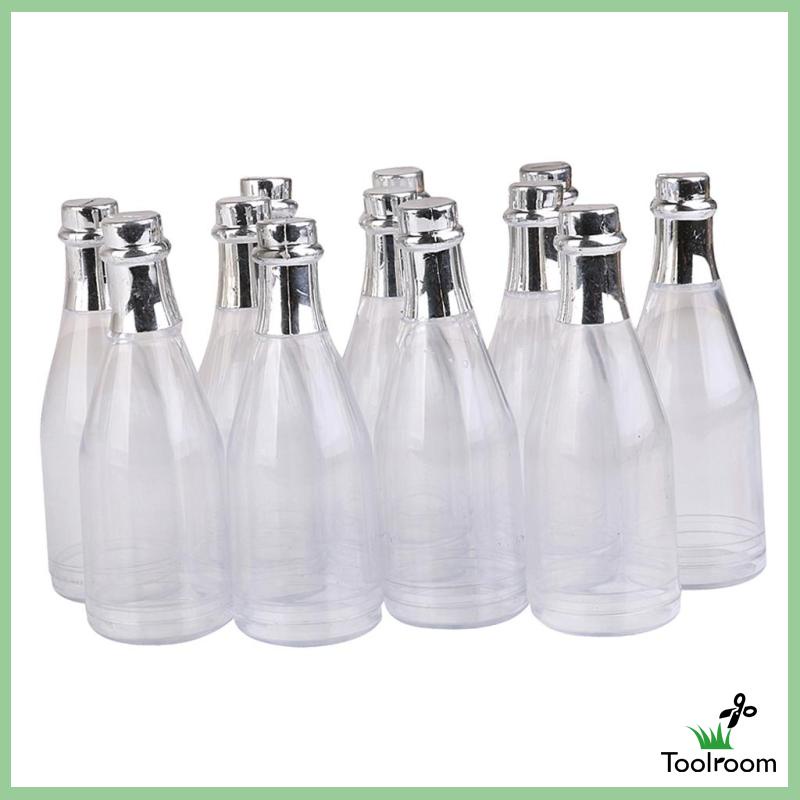 Bộ 12 Lọ Đựng Kẹo Trong Suốt Dùng Cho Tiệc Tùng / Nhà Tắm