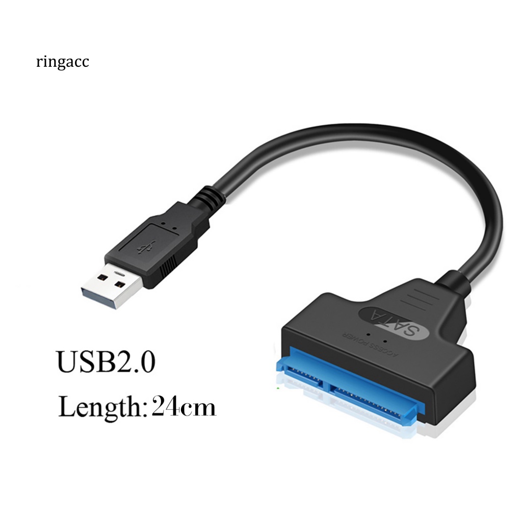 Dây Cáp Chuyển Đổi RGA 39cm Type-C / USB 2.0 Sang SATA Cho HDD / SSD 2.5 inch