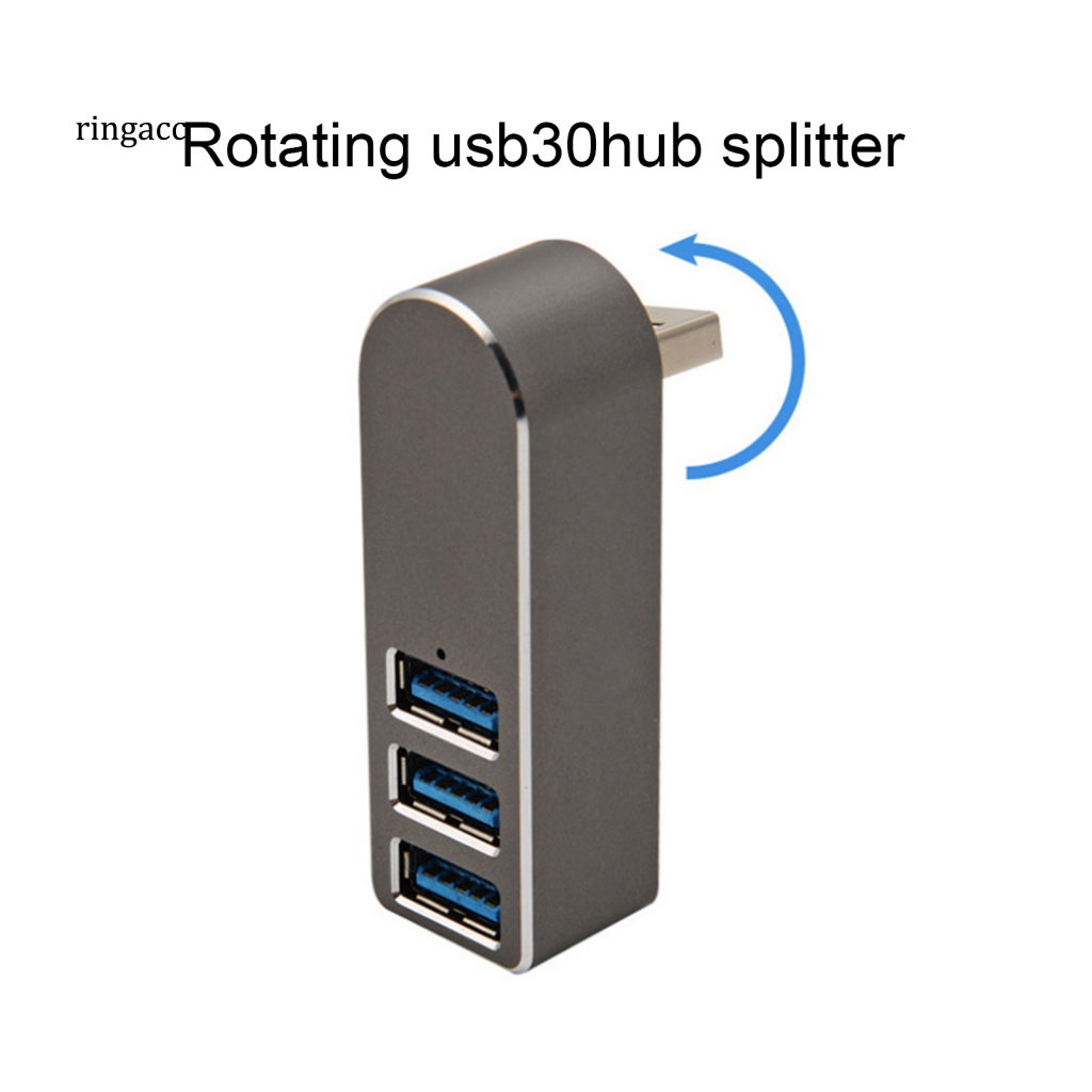 Bộ Chia 4 Cổng Usb 3.0 Tốc Độ Cao Bằng Hợp Kim Nhôm Cho PC / Laptop