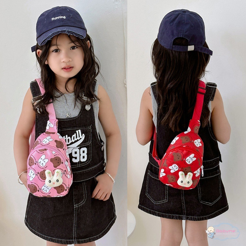 Túi Đeo Chéo Ngực Nhỏ Họa Tiết Hoạt Hình Tinh Tế Cho Bé Gái