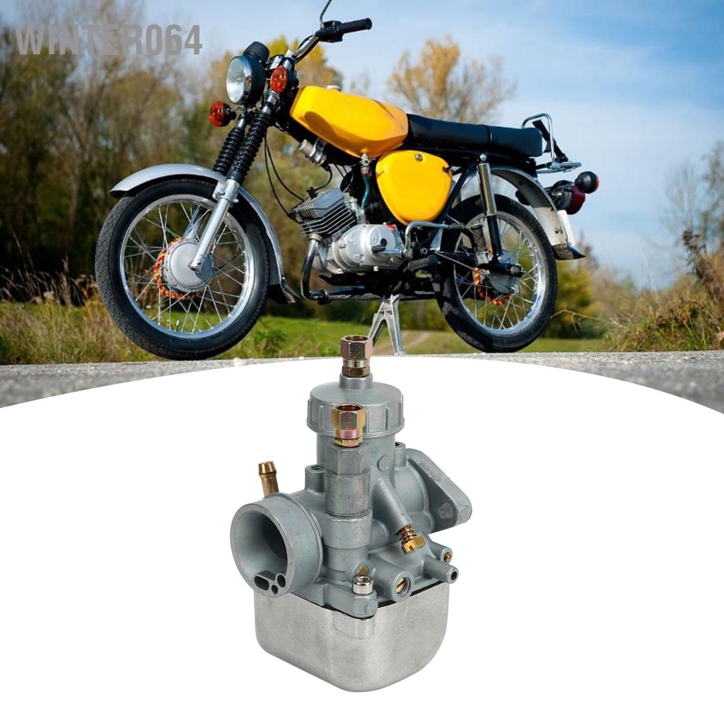 Winter064 Bộ chế hòa khí xe máy 16N1‑11 Thay thế Carb kim loại cho Simson S50 S51 S60 và S70