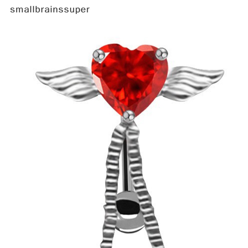 Khuyên Rốn Thép Không Gỉ Hình Trái Tim Thời Trang