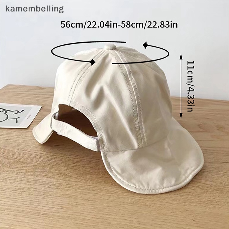 Kamembelling Mũ Bucket Vành Rộng Che Nắng Có Thể Điều Chỉnh Thời Trang Mùa Hè Cho Nữ
