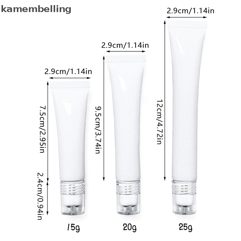 Kamembelling Ống Đựng Gel Tắm Bằng Silicon Mềm Siêu Bền