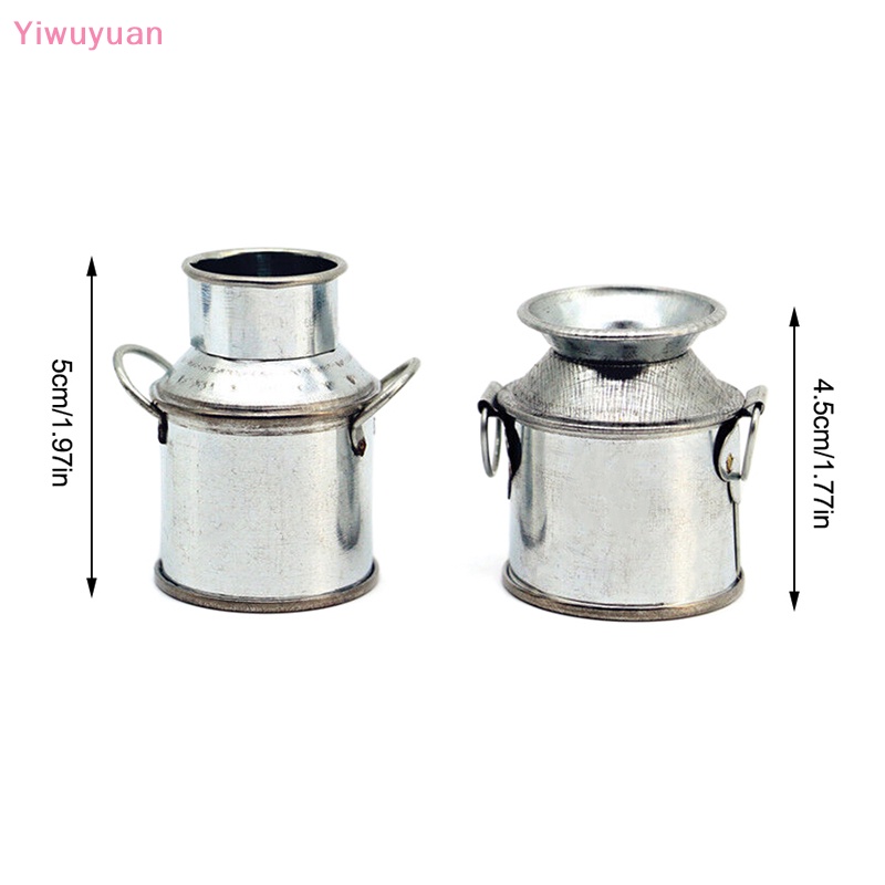 Mô Hình Bình Sữa 1: 12 Bằng Kim Loại Trang Trí Nhà Búp Bê Mới