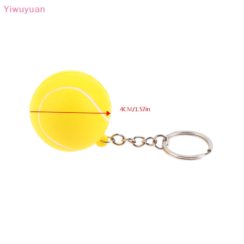 < Yiwuyuan > Móc Chìa Khóa Xe Hơi Thể Thao Mặt Bóng Đá Tennis Mới