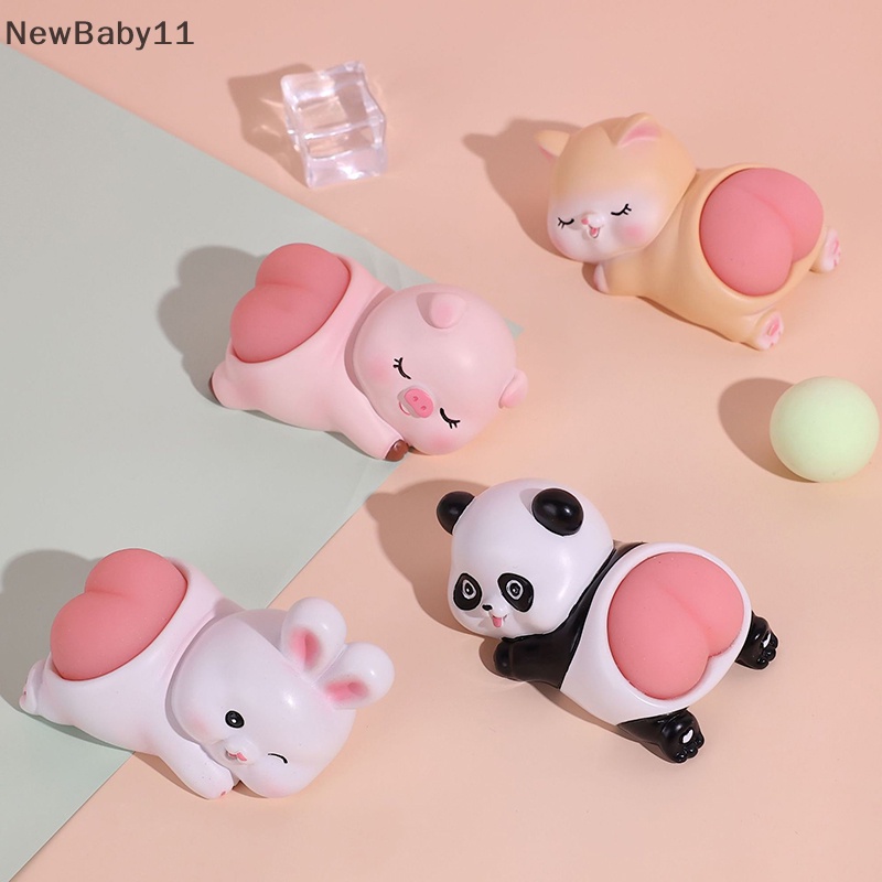 Mông Gấu Trúc / Thỏ / Heo / Mèo Mềm Mại Vui Nhộn Để Bàn Trang Trí