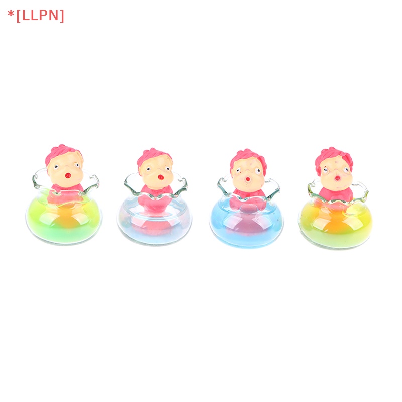 1 Mô Hình Ngựa Ponyo Dạ Quang Mini Bằng Nhựa Resin Phong Cách Hoạt Hình Dễ Thương Trang Trí Tiểu Cảnh
