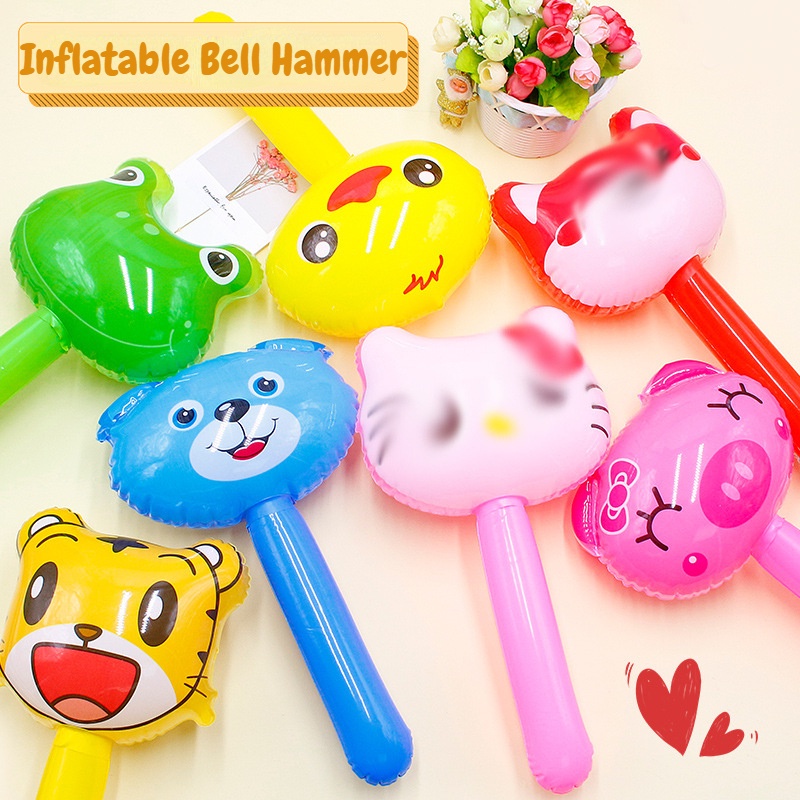 Bong Bóng Bơm Hơi Hình Đầu Động Vật Trang Trí Tiệc Cho Bé