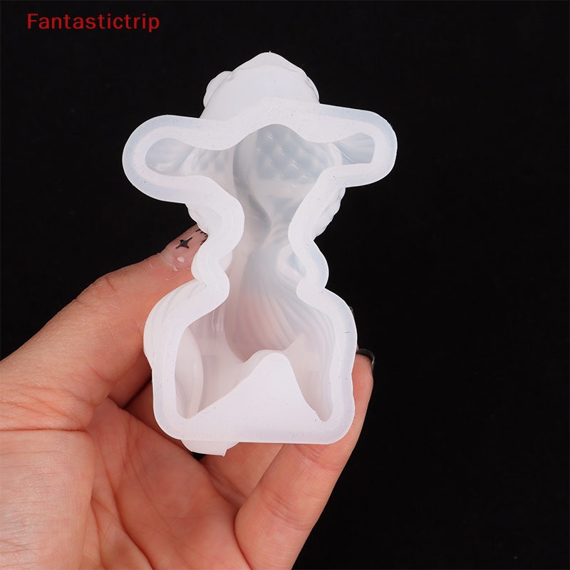 Set 2 Khuôn Silicon Làm Trang Sức Hình Cá Vàng 3D DIY Mới