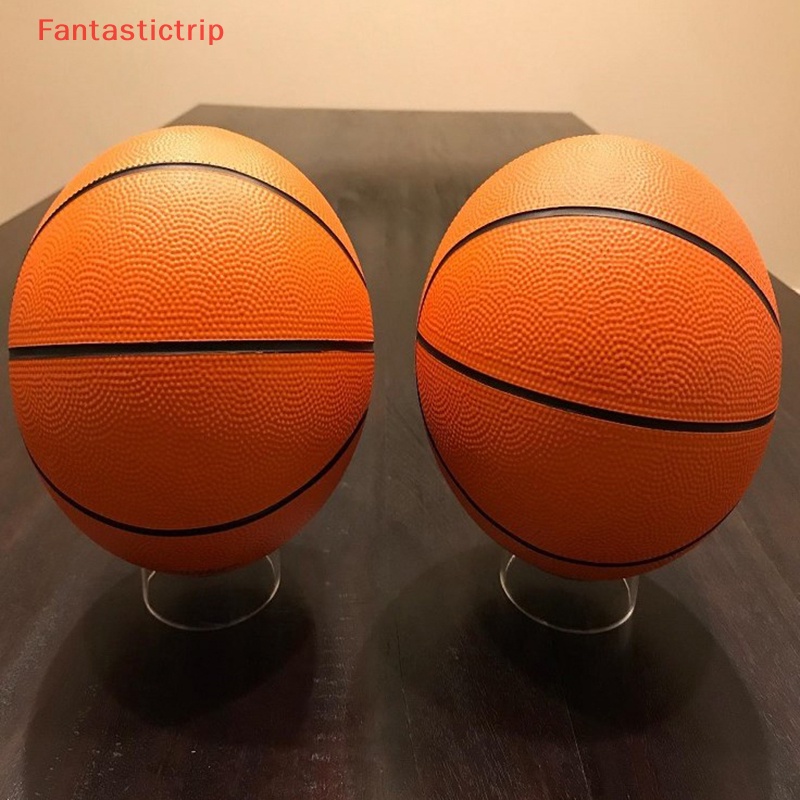 1 Giá Đỡ Trưng Bày Bóng Đá / Bowling Hình Tròn Bằng Acrylic Tiện Dụng