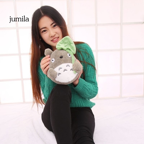 Đồ chơi nhồi bông Hình Totoro Lá Sen Mềm Mại Đáng Yêu