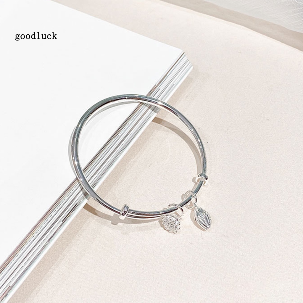 Chúc Mừng Năm Mới| Vòng Tay Hạt Giống Hoa Sen Nhỏ Màu Bạc Thời Trang Thanh Niên