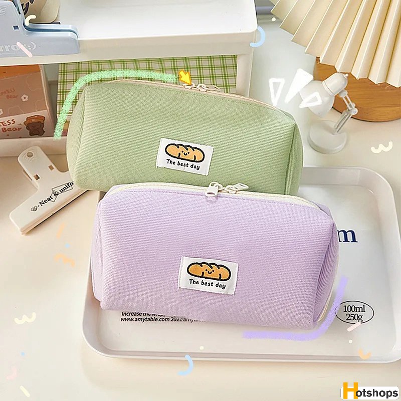 Túi Đựng Bút Nhiều Màu Sắc Thiết Kế Đơn Giản Tiện Dụng Mang Theo Du Lịch