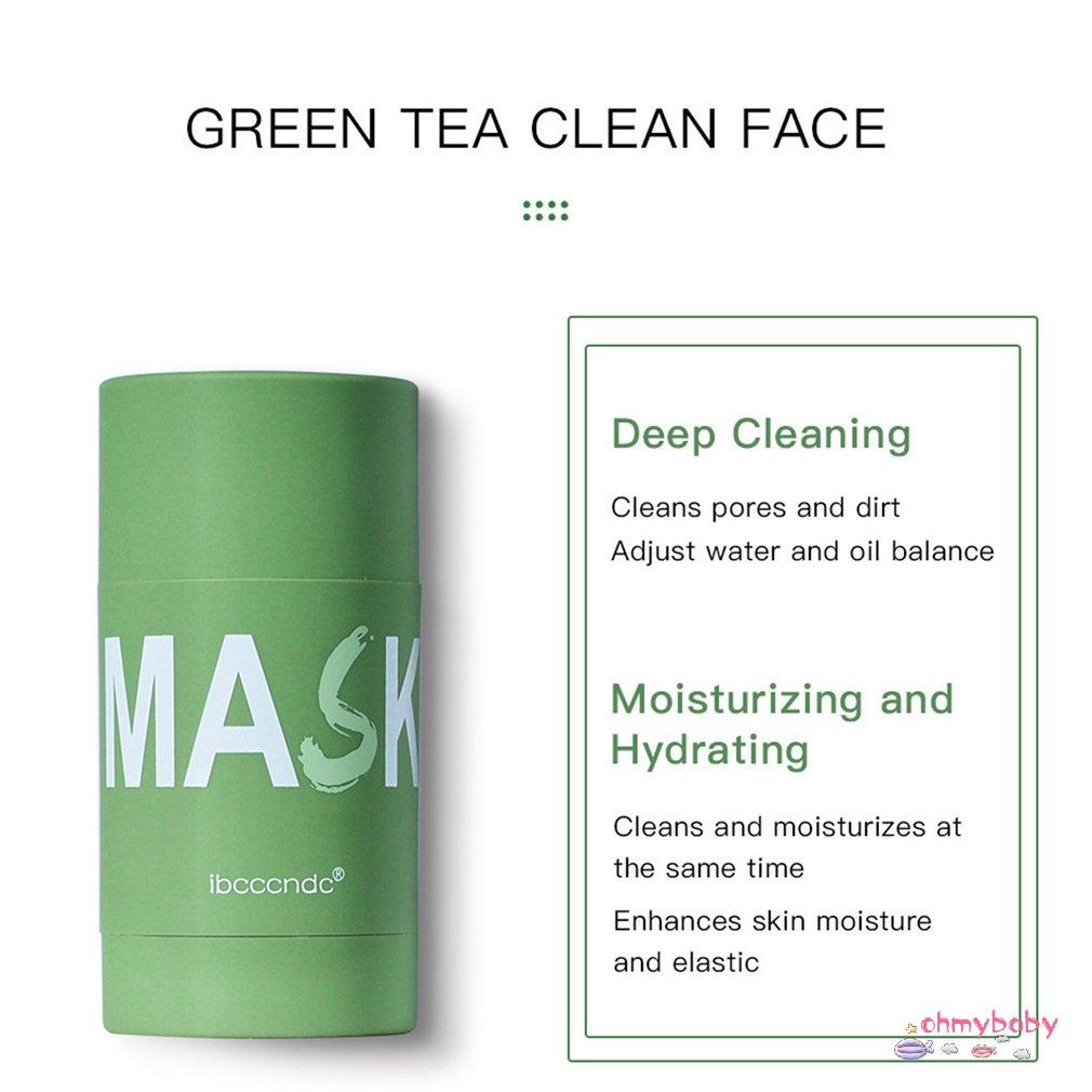 [Ready] Mặt Nạ 40G Thanh Trà Xanh Làm Sạch Lỗ Chân Lông Dưỡng Ẩm-Kiểm Soát Mụn Đầu Đen Cải Thiện Màu Da [Z/1]