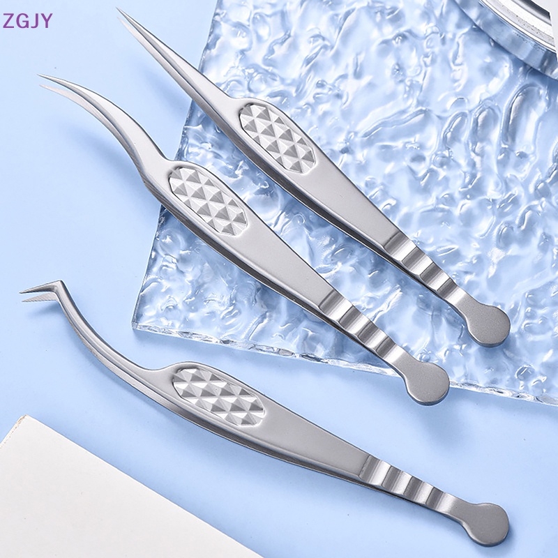 Nhíp Gắp Lông Mi Giả Cong Đầu Nhọn ZGJY Mới