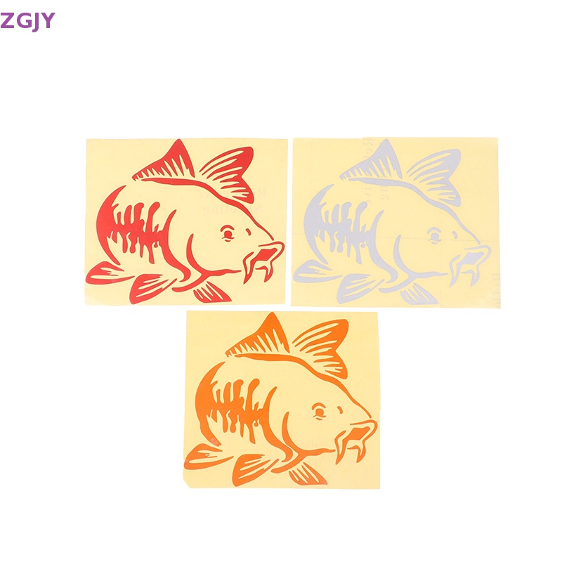 Đề Can Vinyl Dán Trang Trí Xe Hơi Hình Cá Chép Nghệ Thuật Mới