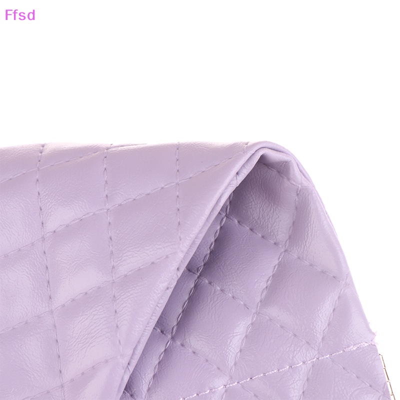 {Ffsd} Túi Đựng Mắt Kính Bằng Da PVC Mềm Chống Thấm Nước Có Kẹp Lò Xo