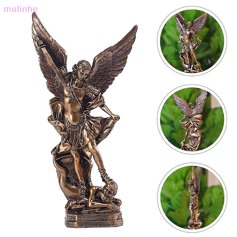 Mô Hình Tượng Công Giáo Điêu Khắc Michael Archangel St