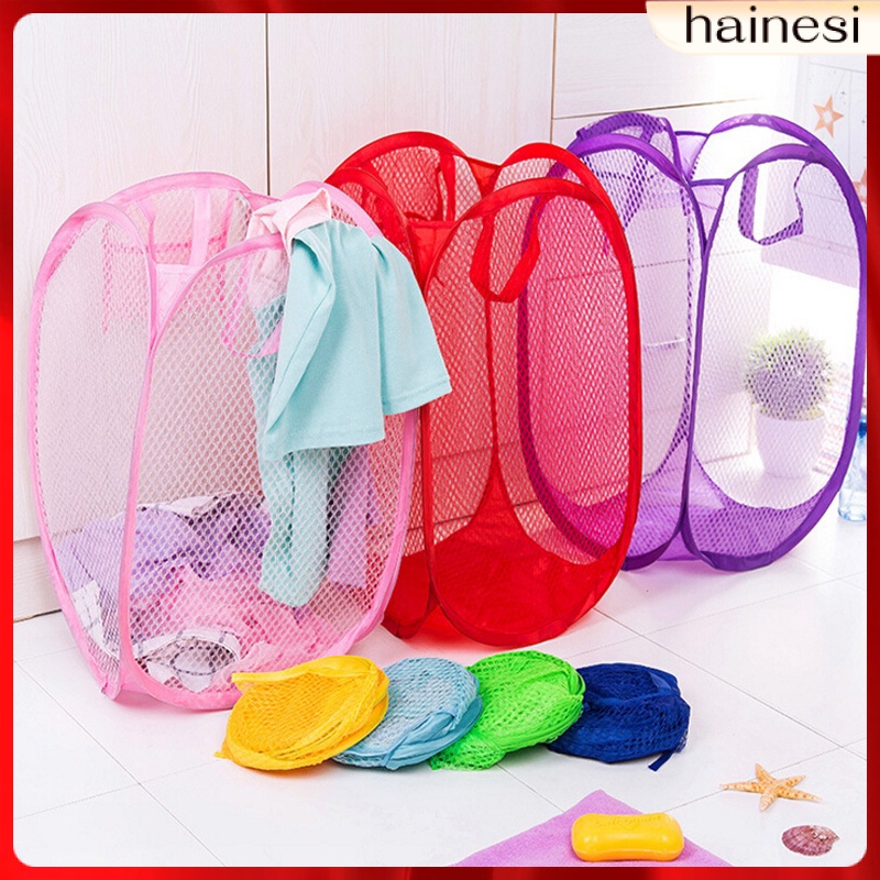 Giỏ Lưới Đựng Đồ Giặt Thoáng Khí Có Thể Gấp Gọn