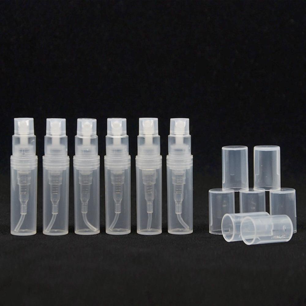 Chai Nhựa Rỗng Dạng Xịt Trong Suốt Dung Tích 2 / 3 / 5ml Dùng Để Đựng Mỹ Phẩm Khi Đi Du Lịch