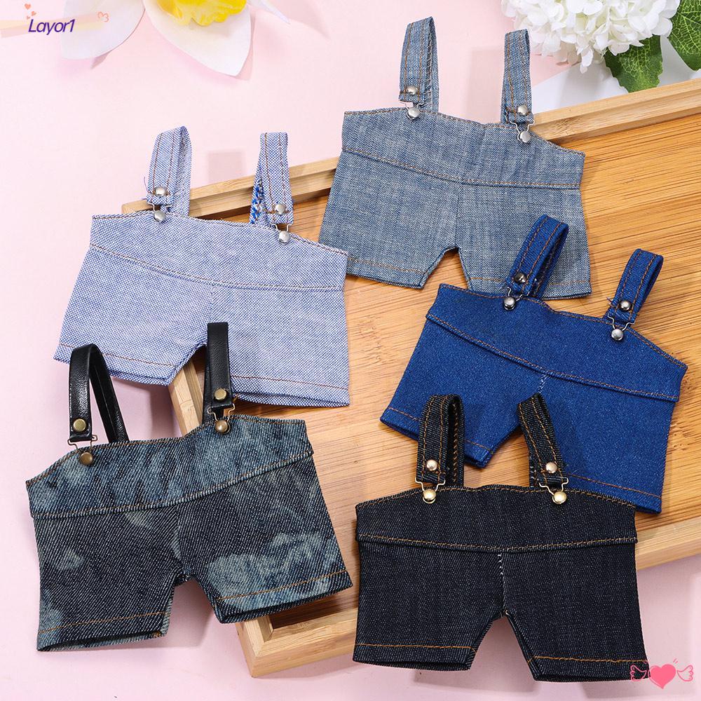 1 Quần Yếm Búp Bê 20cm Mặc Thường Ngày Dễ Thương