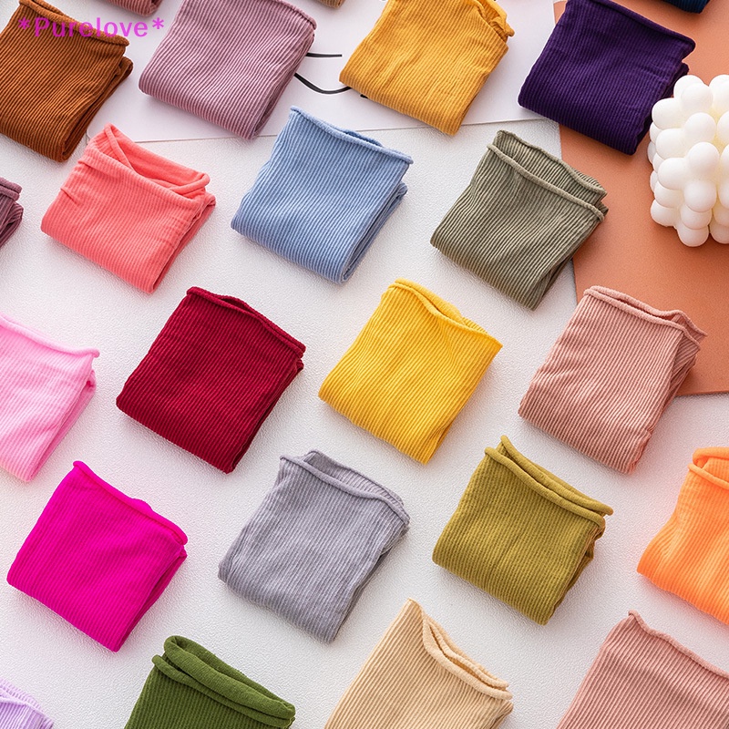 Set 1 / 3 / 5 Đôi Vớ Mỏng Nhiều Màu Sắc Thời Trang Xuân Hè Cho Nữ Mới