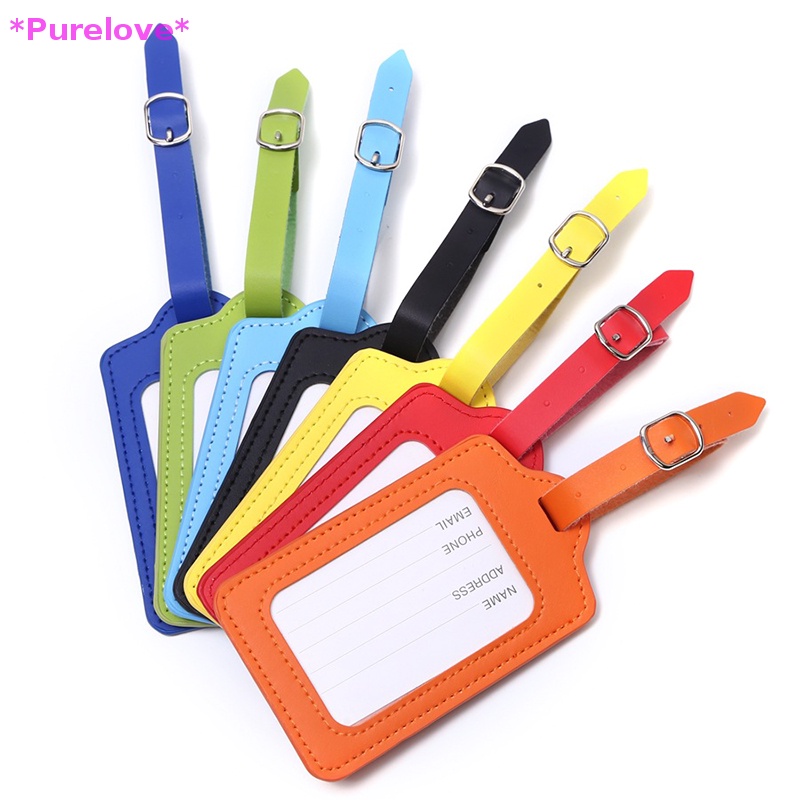 Thẻ Đeo Hành Lý Bằng Da Pu Tiện Dụng Khi Đi Du Lịch Mới