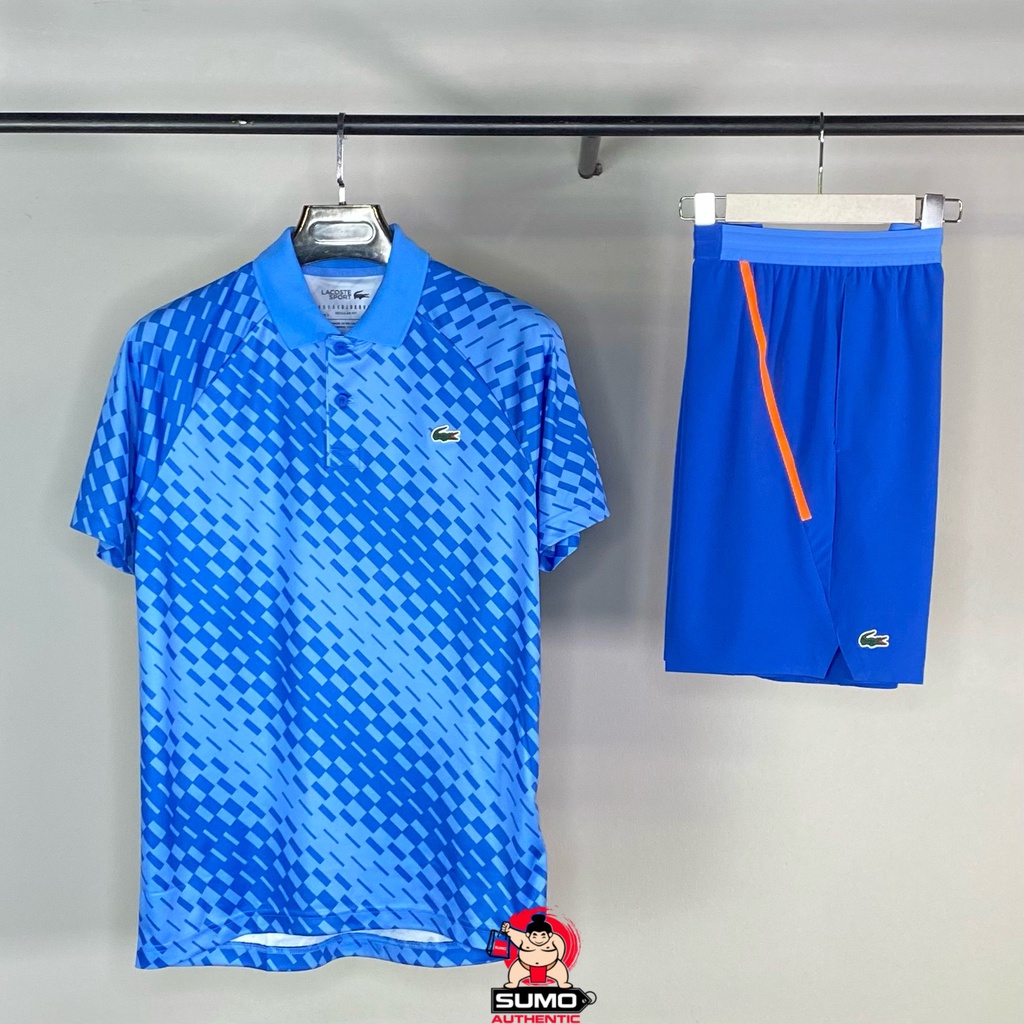 Bộ Thể Thao Lacoste Màu Xanh -Lacoste X Novak Djokovic -DH5174 51 YIQ/GH5219 51 KXB- Sumo Authentic