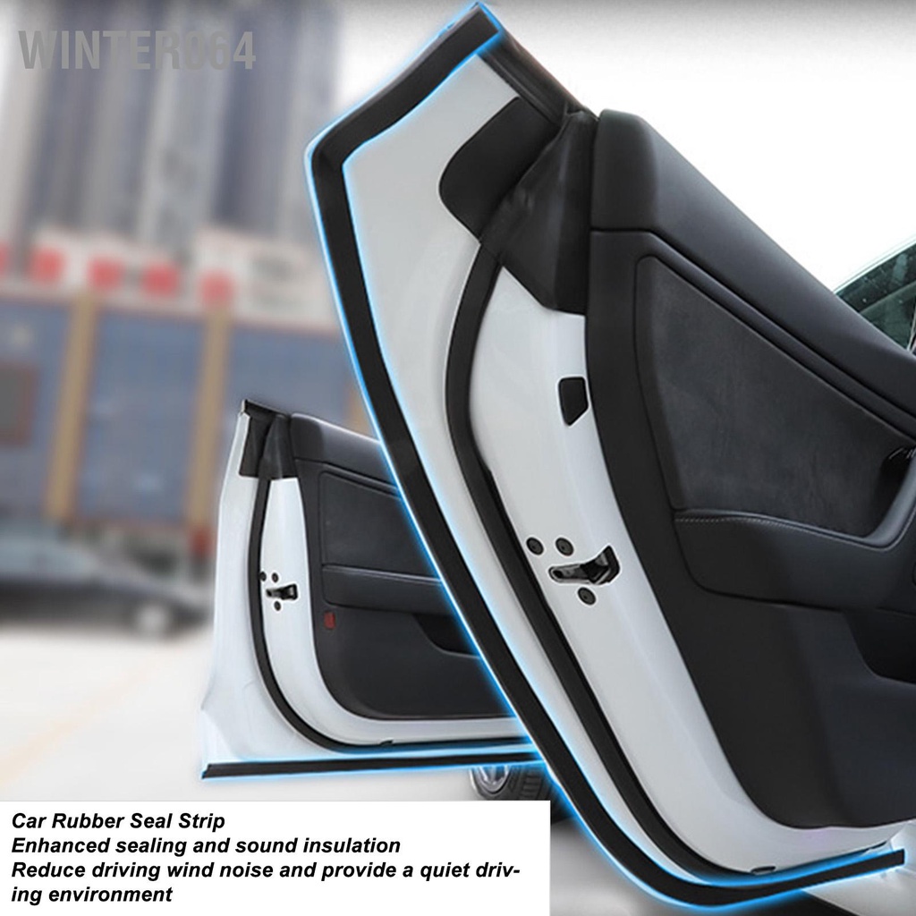 Winter064 6 Chiếc Xe Ô Tô Cao Su Dây Giảm Tiếng Ồn Cách Âm Thân Cây Thời Tiết Thay Thế Cho Mẫu Tesla Model 3