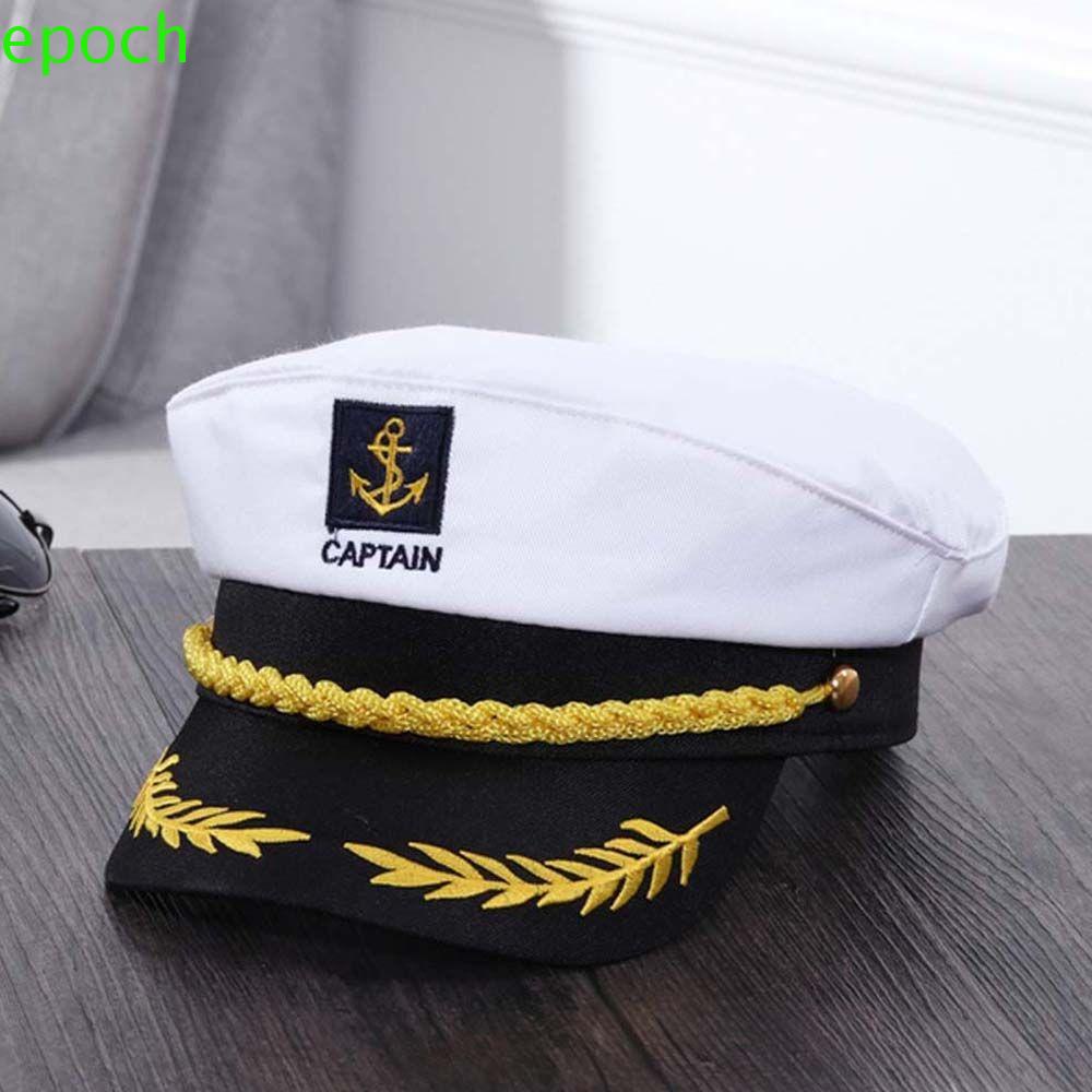Epoch Mũ Lưỡi Trai Màu Xanh Navy Thêu Họa Tiết Thời Trang Thu Đông