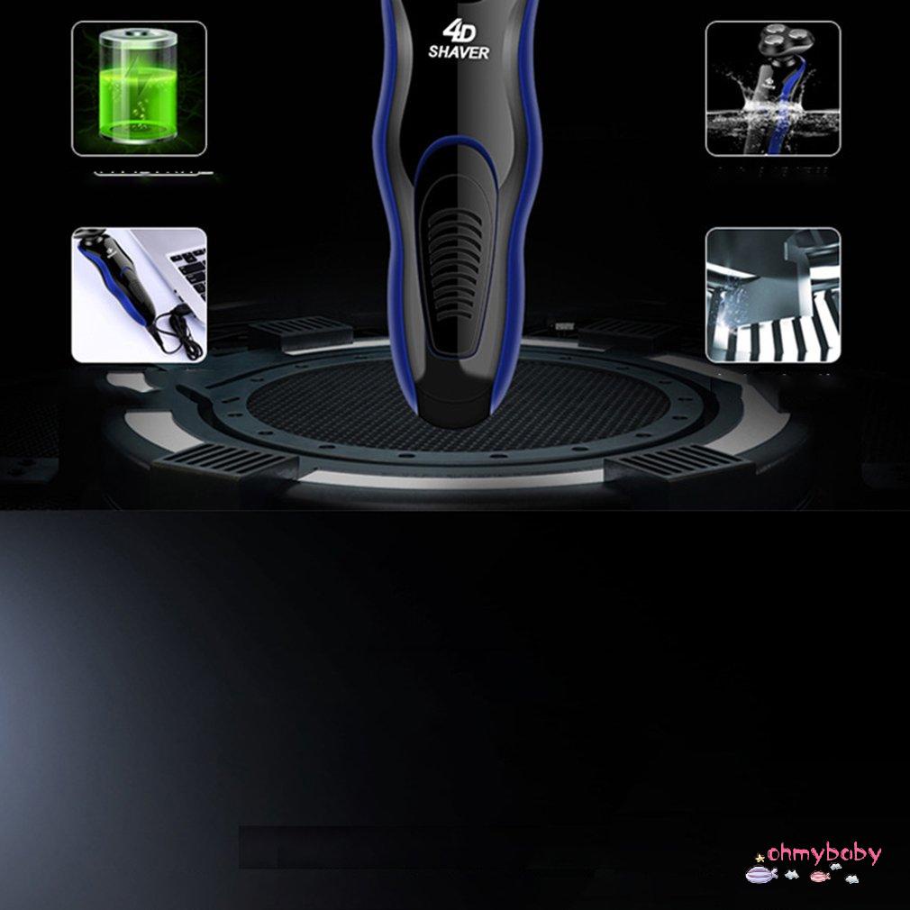 [OMB] Điện Sạc Râu Kiêm Máy Cạo Nam Ướt-Khô Sử Dụng Kép Có Thể Giặt Tóc [Z/15]