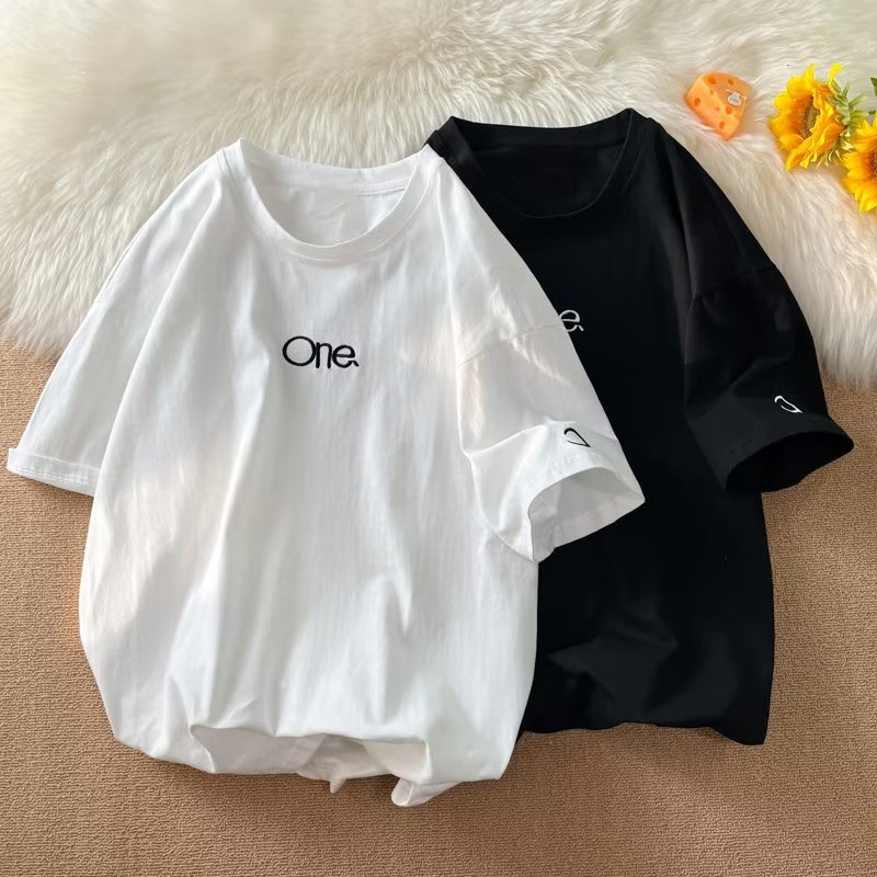 Áo Thun Ngắn Tay Dáng Rộng Thời Trang Mùa Hè Giản Dị Dễ Phối Đồ Dành Cho Nam