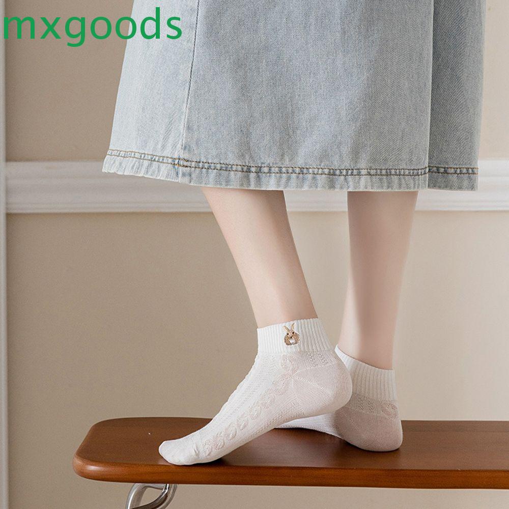 Vớ Cổ Thấp In Họa Tiết Hoạt Hình Trái Tim / Mèo Dễ Thương Thời Trang Cho Nữ