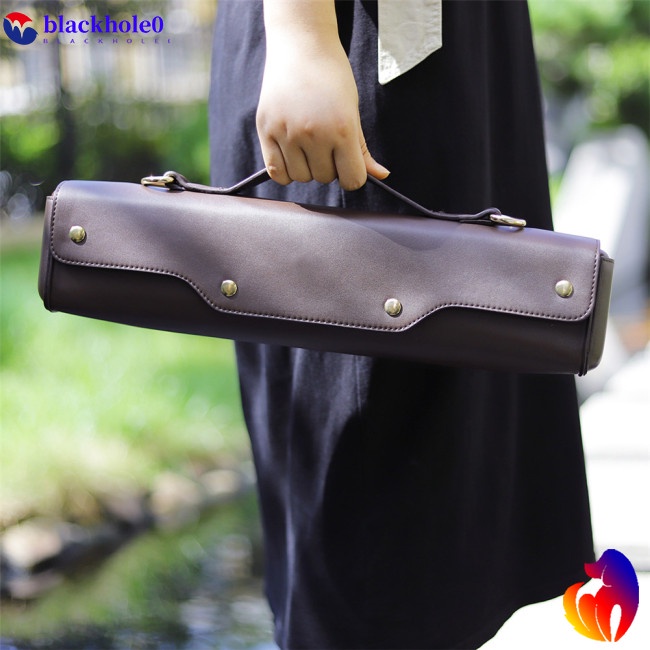 Hộp Đựng Sáo Bằng Da Tổng Hợp Chống Thấm Nước Có Dây Đeo Vai Có Thể Điều Chỉnh