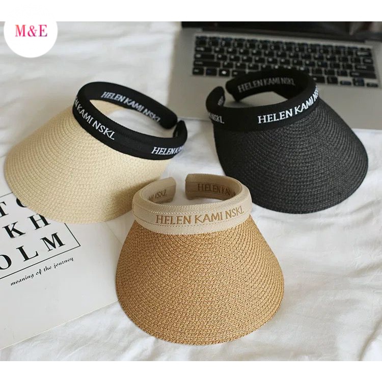 M &amp; E 2023 Mũ Rơm Chống Nắng Tia Cực Tím Phong Cách Mới Cho Nữ Đi Biển Ngoài Trời