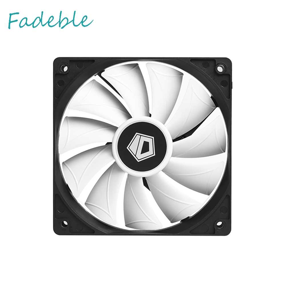 Quạt Tản Nhiệt Khung Đen Trắng XF-12025-SD-W PWM PC