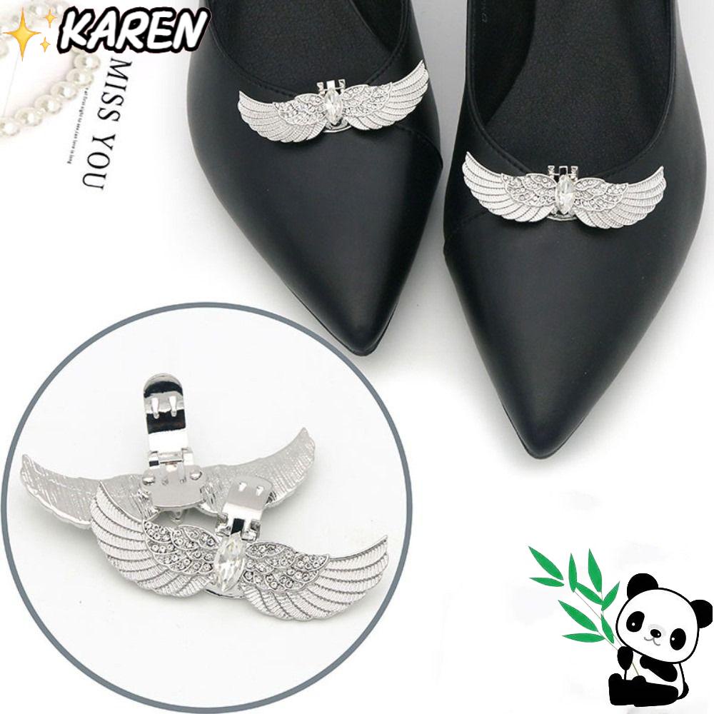 Karen 1 Cái Kẹp Giày Trang Trí|Giày Cao Gót Phối Khóa Cài Quyến Rũ Trẻ Trung Cho Bạn Gái
