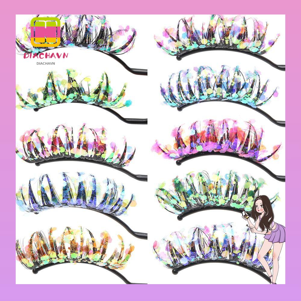 Hộp Kim Tuyến Dạ Quang Tự Trang Điểm Lông Mi Màu Sắc Nude