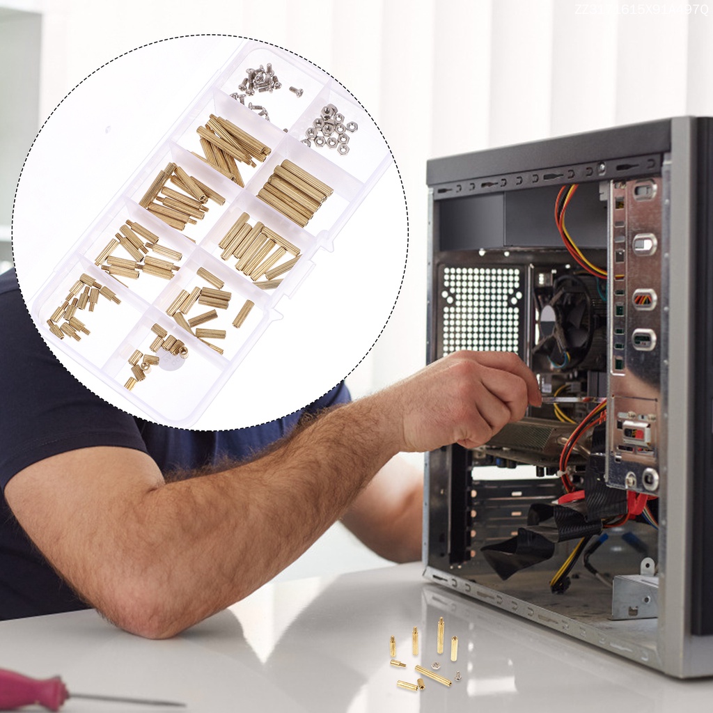 Set 120 Giá Đỡ Bản Mạch Laptop M2 Bằng Thép Không Gỉ