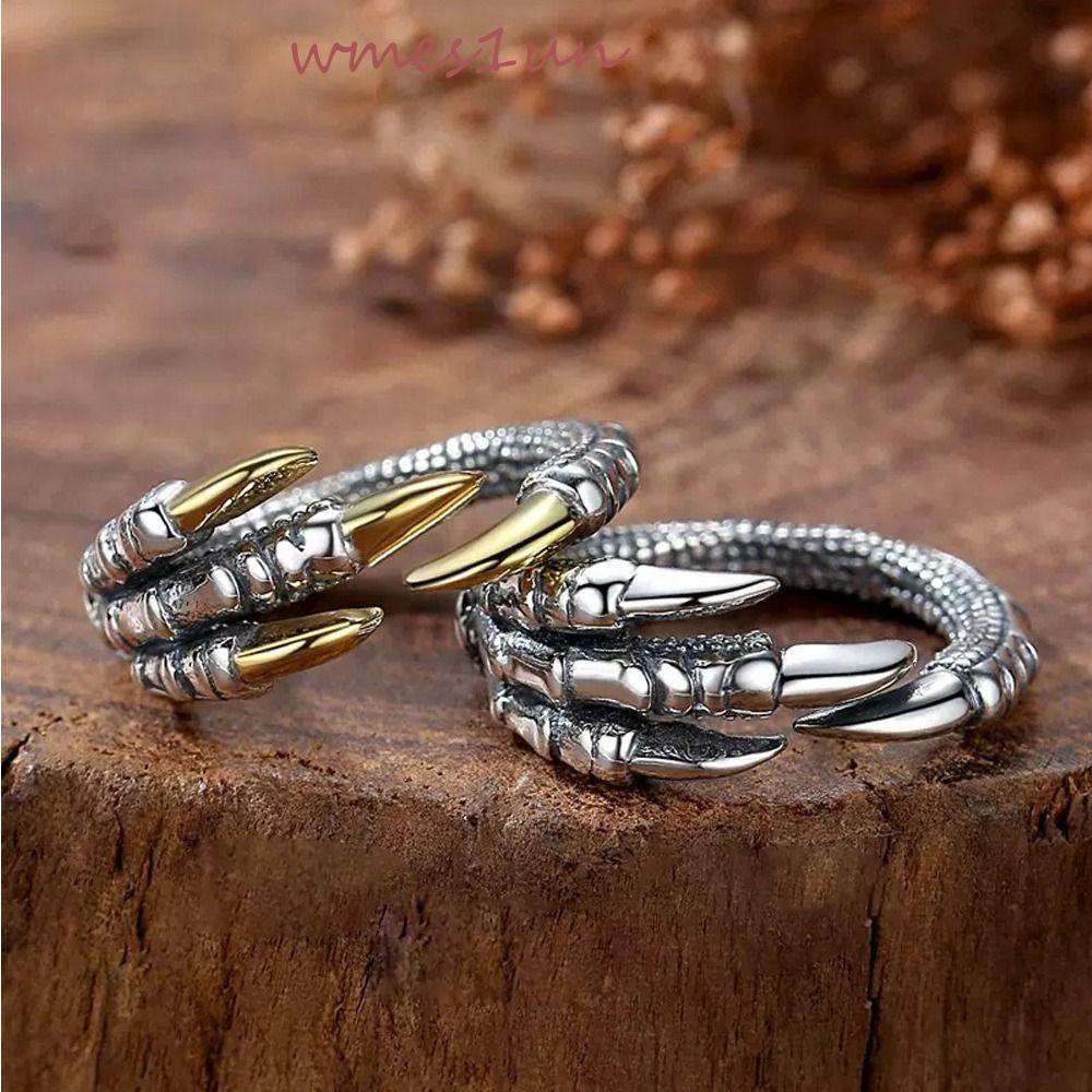 Nhẫn Hở WMES15H Bằng Hợp Kim Phong Cách Hàn Quốc Cổ Điển Thời Trang Cho Nam