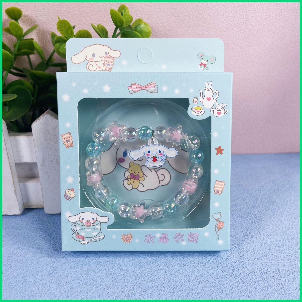 Hộp Đựng Trang Sức Hạt Pha Lê Sanrio Hoạt Hình Dễ Thương Cho Bé Gái jiwvn