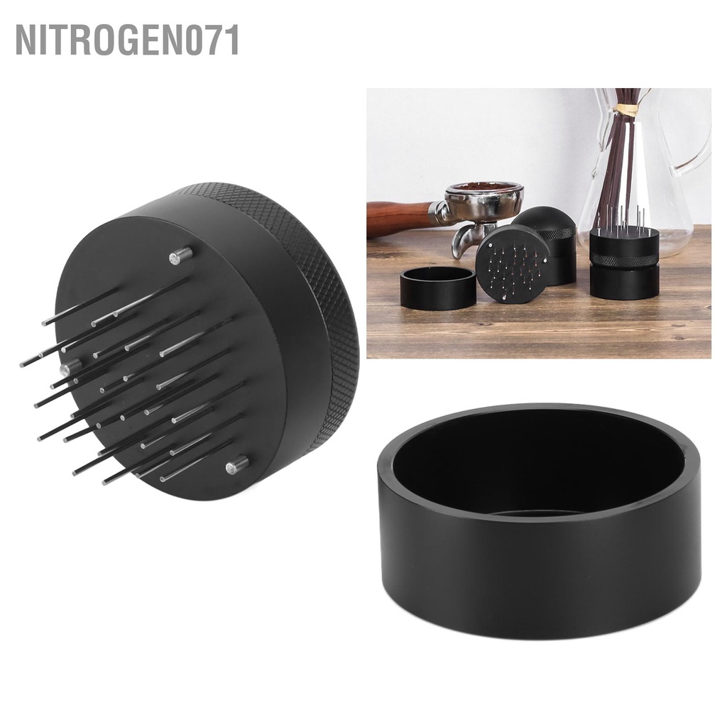 dụng cụ phân phối cà phê - Coffee Tamper Pin Type Hợp kim nhôm Bột cà phê Hammer cho Home Kitchen Shop - Nitrogen071