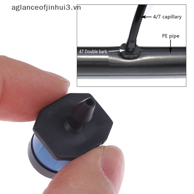 Set 10 Vòi Phun Nước Tưới Cây Xoay 360 Độ Mini Tiện Dụng